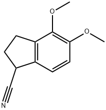 2,3-DIHYDRO-4,5-DIMETHOXY-1H-INDENE-1-CARBONITRILE,100449-14-7,结构式
