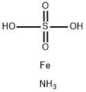 Ammonium iron(II) sulfate Struktur