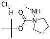 1-N-BOC-(R)-氨甲基-吡咯盐酸盐,1004538-35-5,结构式