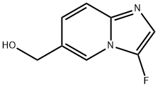 IMidazo[1,2-a]pyridine-6-Methanol, 3-fluoro- Structure