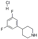 4-(3,5-DIFLUOROPHENYL)PIPERIDINE HCL Struktur