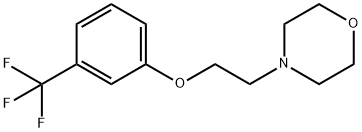 4-(2-(3-Trifluoromethylphenoxy)ethyl)morpholine Struktur