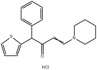 1-Phenyl-4-piperidino-1-(2-thienyl)-3-buten-2-one hydrochloride|