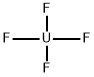 Uranium(IV) fluoride 结构式