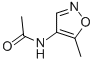 N-(5-METHYL-4-ISOXAZOLYL)ACETAMIDE Structure