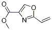 4-Oxazolecarboxylic acid, 2-ethenyl-, Methyl ester 化学構造式