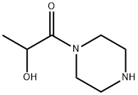 1-(2-羟基-1-氧代丙基)哌嗪,100500-89-8,结构式