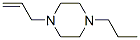 Piperazine, 1-(2-propenyl)-4-propyl- (9CI) 结构式