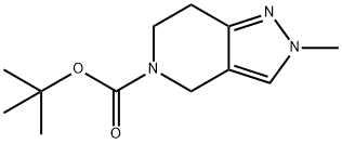 2-METHYL-2,4,6,7-TETRAHYDRO-5H-PYRAZOLO[4,3-C]PYRIDINE-5-CARBOXYLIC ACID, TERT-BUTYL ESTER|5-BOC-2-甲基-6,7-二氢-2H-吡唑并[4,3-C]吡啶