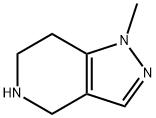 1H-PYRAZOLO[4,3-C]PYRIDINE, 4,5,6,7-TETRAHYDRO-1-METHYL- Structure