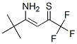 4-Amino-1,1,1-trifluoro-5,5-dimethyl-3-hexene-2-thione,100508-54-1,结构式