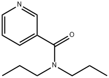 Nicotinamide, N,N-dipropyl- Structure