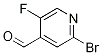 2-broMo-5-fluoropyridin-4-carbaldehyde,1005291-43-9,结构式