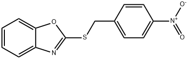 2-(4-NITRO-BENZYLSULFANYL)-BENZOOXAZOLE Structure