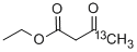 乙酰乙酸乙酯-4-13C, 100548-44-5, 结构式