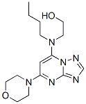 2-[Butyl[5-(4-morpholinyl)[1,2,4]triazolo[1,5-a]pyrimidin-7-yl]amino]ethanol Structure