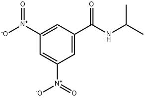 BenzaMide, N-(1-Methylethyl)-3,5-dinitro- Structure