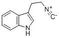 3-(2-异氰基乙基)-1H-吲哚,100571-64-0,结构式