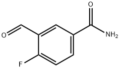 4-fluoro-3-formylbenzamide 结构式