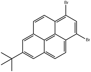 1,3-二溴-7-叔丁基芘,1005771-04-9,结构式