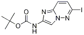 tert-butyl N-{6-iodoiMidazo[1,2-b]pyridazin-2-
yl}carbaMate 化学構造式