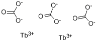 炭酸テルビウム(III)水和物 化学構造式