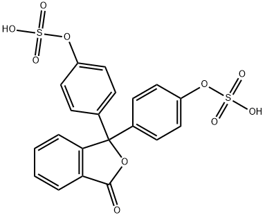 PHENOLPHTHALEIN DISULFATE TRIPOTASSIUM SALT TRIHYDRATE 结构式