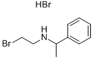 (2-BROMO-ETHYL)-(1-PHENYL-ETHYL)-AMINE HBR Structure