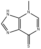 3,9-二氢-3-甲基-6H-嘌呤-6-硫酮,1006-12-8,结构式