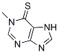 1,7-Dihydro-1-methyl-6H-purine-6-thione Structure