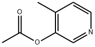 Acetic acid 4-methyl-3-pyridinyl ester Struktur