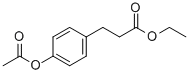 3-(4-ACETOXY-PHENYL)-PROPIONIC ACID ETHYL ESTER Structure