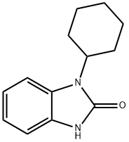 1-シクロヘキシル-3H-1,3-ベンゾジアゾール-2-オン 化学構造式