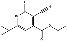 ETHYL 6-(TERT-BUTYL)-3-CYANO-2-HYDROXYISONICOTINATE Struktur