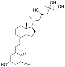 1,23,25,26-tetrahydroxyvitamin D3 Struktur