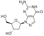 8-AZA-7-DEAZA-2'-DEOXYGUANOSINE Structure