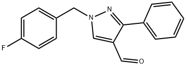 1-(4-FLUOROBENZYL)-3-PHENYL-1H-PYRAZOLE-4-CARBALDEHYDE|1-(4-氟苄基)-3-苯基-吡唑-4-甲醛