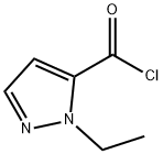 1-ethyl-1H-pyrazole-5-carbonyl chloride Struktur