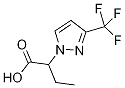 2-[3-(Trifluoromethyl)-1H-pyrazol-1-yl]butanoic acid Struktur