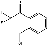 Ethanone, 2,2,2-trifluoro-1-[2-(hydroxymethyl)phenyl]- (9CI) Structure