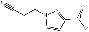 3-(3-nitro-1H-pyrazol-1-yl)propanenitrile, 1006568-14-4, 结构式