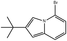 5-BROMO-2-TERT-BUTYL-INDOLIZINE Struktur