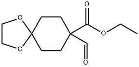 ethyl 8-forMyl-1,4-dioxaspiro[4.5]decane-8-carboxylate Struktur