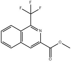 methyl 1-(trifluoromethyl)isoquinoline-3-carboxylate Struktur