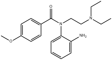 N-(2-aminophenyl)-N-(2-diethylaminoethyl)-4-methoxy-benzamide Struktur