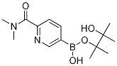 2-(DiMethylcarbaMoyl)pyridine-5-boronic acid pinacol ester, 96% Structure