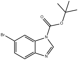 6-溴-1H-苯并[D]咪唑-1-羧酸叔丁酯,1006899-77-9,结构式