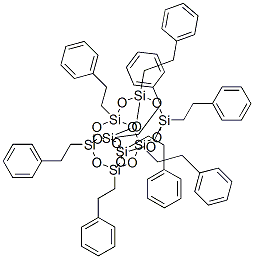 PSS-PHENETHYL SUBSTITUTED. CAGE MIXTURE&,100691-57-4,结构式