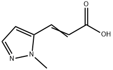 (2-甲基-2H-吡唑-3-基)丙烯酸 结构式
