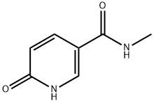 N-メチル-6-オキソ-1,6-ジヒドロニコチンアミド 化学構造式